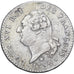 France, Louis XVI, 15 Sols, 1792 / AN 4, Lille, Silver, EF(40-45), Gadoury:36