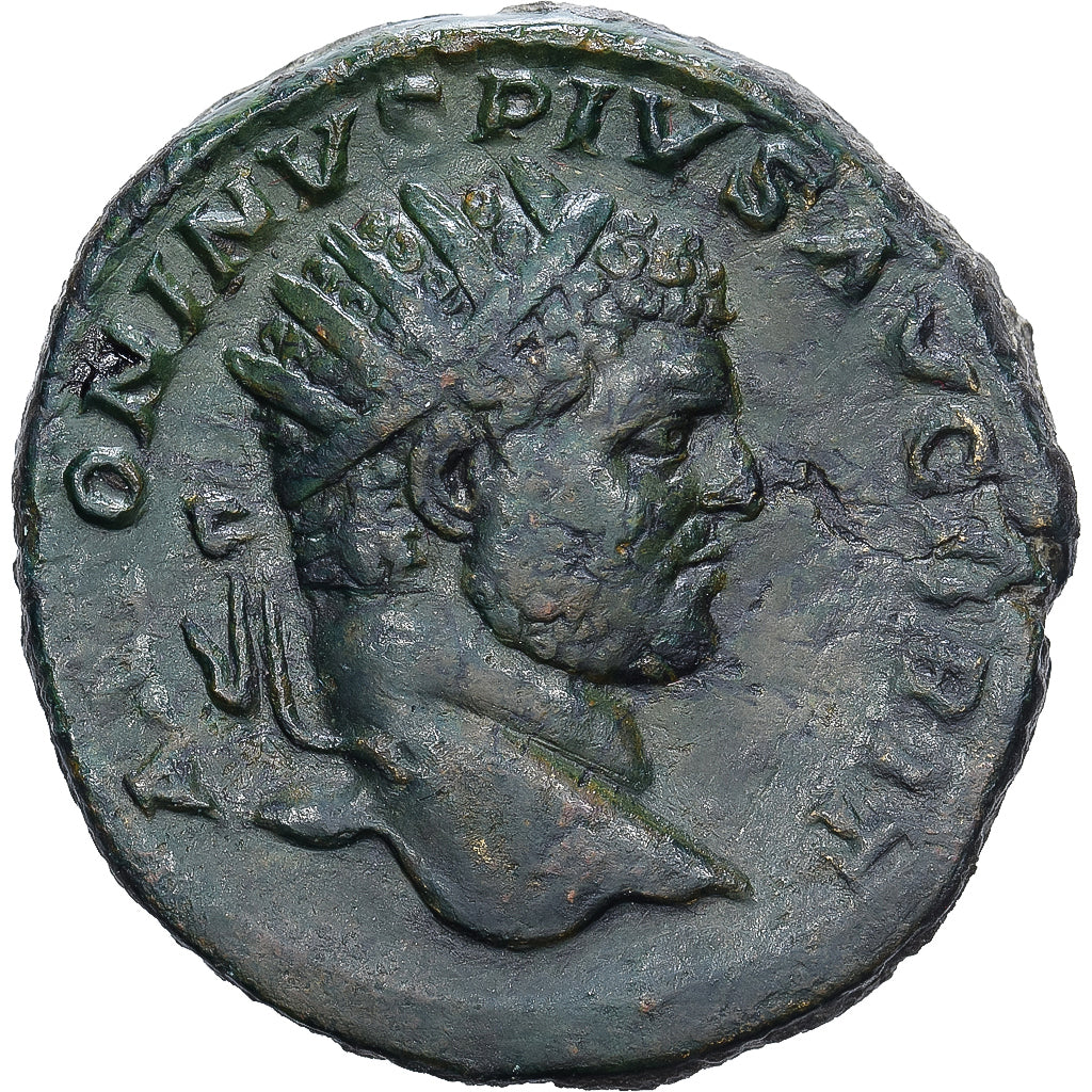 Roman Empire, Caracalla, Dupondius, 210-213, Rome, Bronze, AU(50-53), RIC:515