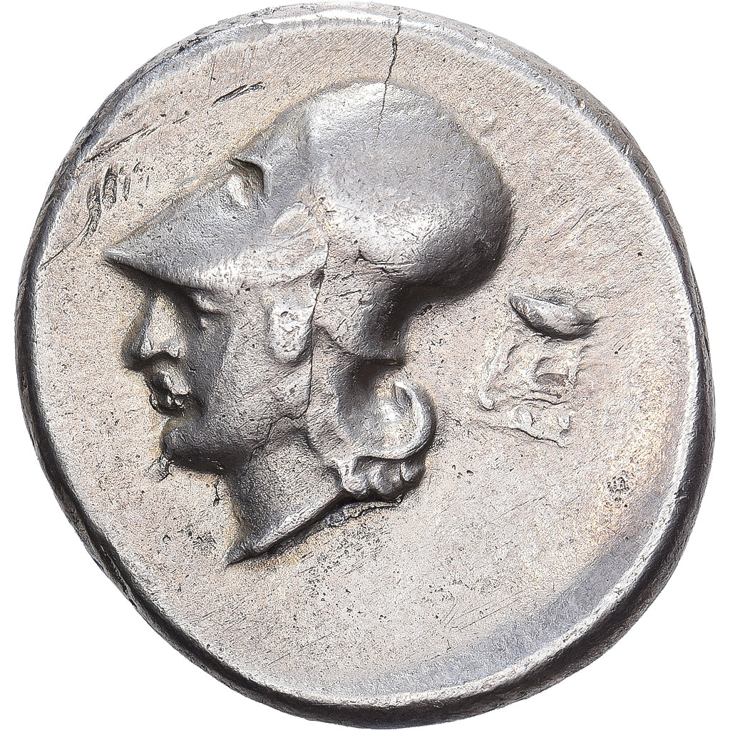 Akarnania, Stater, ca. 350-300 BC, Anaktorion, Silver, AU(50-53), HGC:4-755