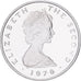 Wyspa Man, Elizabeth II, 5 Pence, 1976, Pobjoy Mint, Proof, Platyna, MS(63)