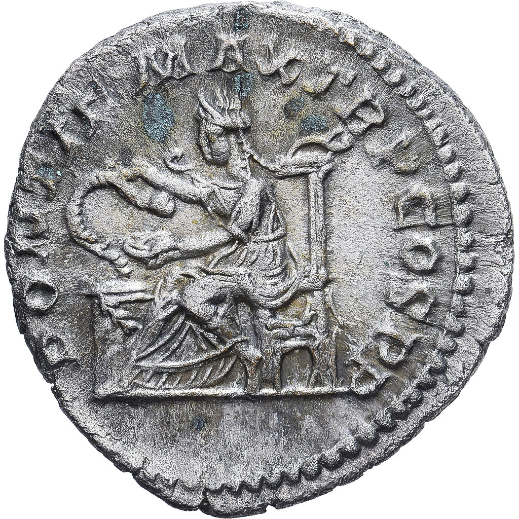 Roman Empire, Macrinus, Denarius, 217, Rome, Srebro, AU(55-58), RIC:23c