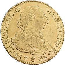 España, Charles III, 2 Escudos, 1788, Madrid, Oro, MBC, KM:417.1a