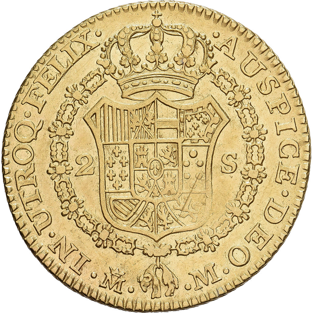 España, Charles III, 2 Escudos, 1788, Madrid, Oro, MBC, KM:417.1a