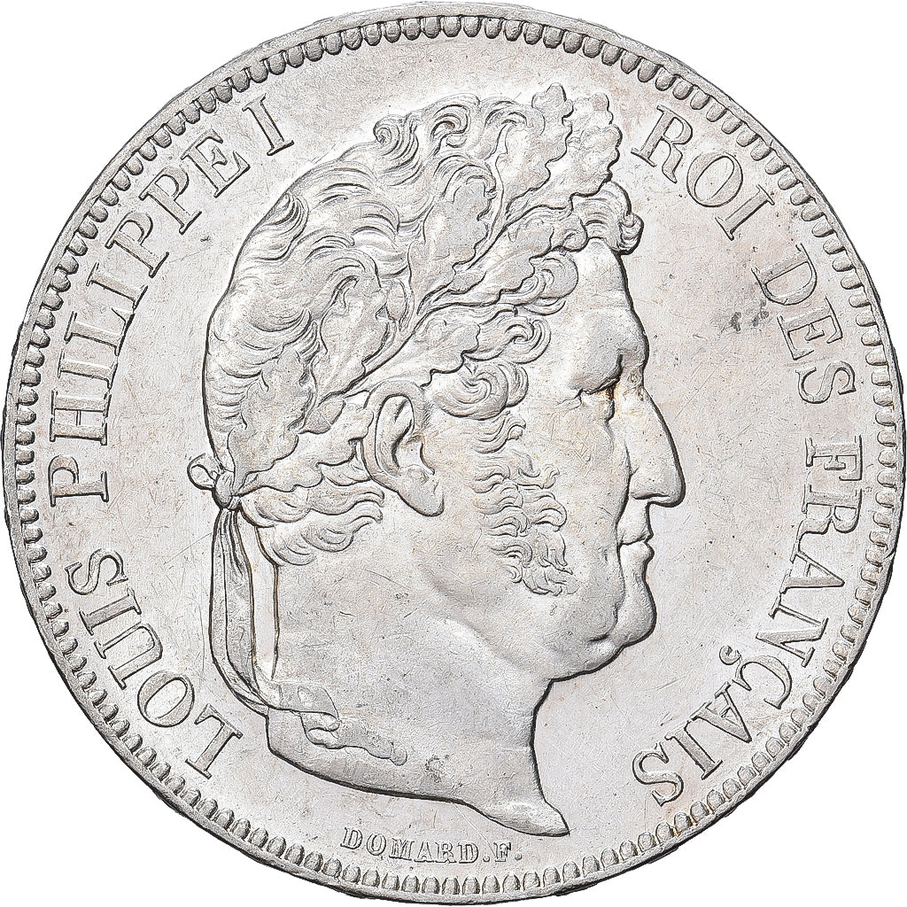 Francia, Louis Philippe I, 5 Francs, 1841, Bordeaux, Plata, EBC+, Gadoury:678