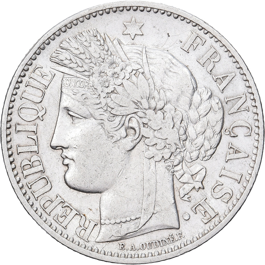 France, 2 Francs, Cérès, 1850, Paris, Argent, TTB+, Gadoury:522, KM:760.1