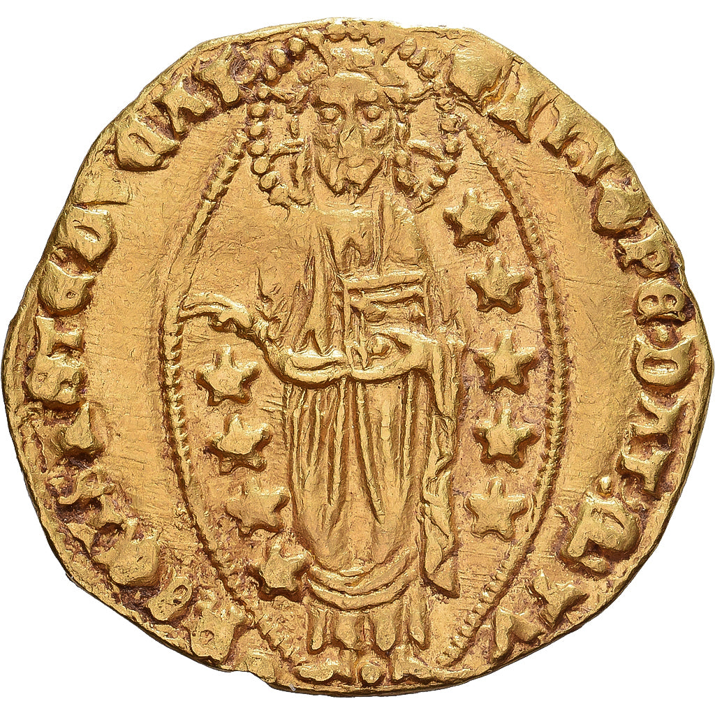 Republika Wenecka, Michele Steno, Zecchino, 1400-1413, Venice, Złoto