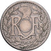 France, 10 Centimes, Lindauer, 1923, Paris, No hole, Copper-nickel