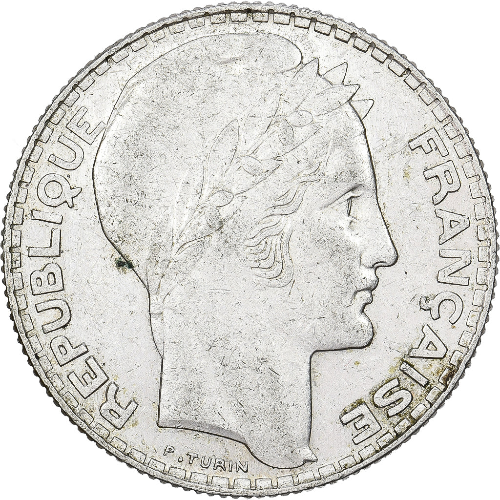 Francia, 10 Francs, Turin, 1937, MDP, Argento, SPL-, Gadoury:801