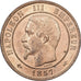 France, Napoléon III, 10 Centimes, 1857, Paris, Bronze, SPL, Gadoury:248