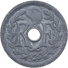Francja, 10 Centimes, 1944, Paris, Pattern, Cynk, AU(55-58), Gadoury:292, KM:906