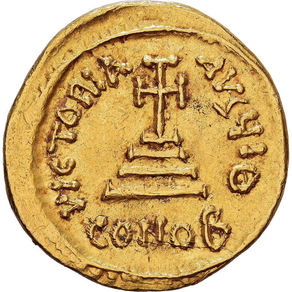 Byzantine Empire, Heraclius, with Heraclius Constantine, Solidus, 610-641