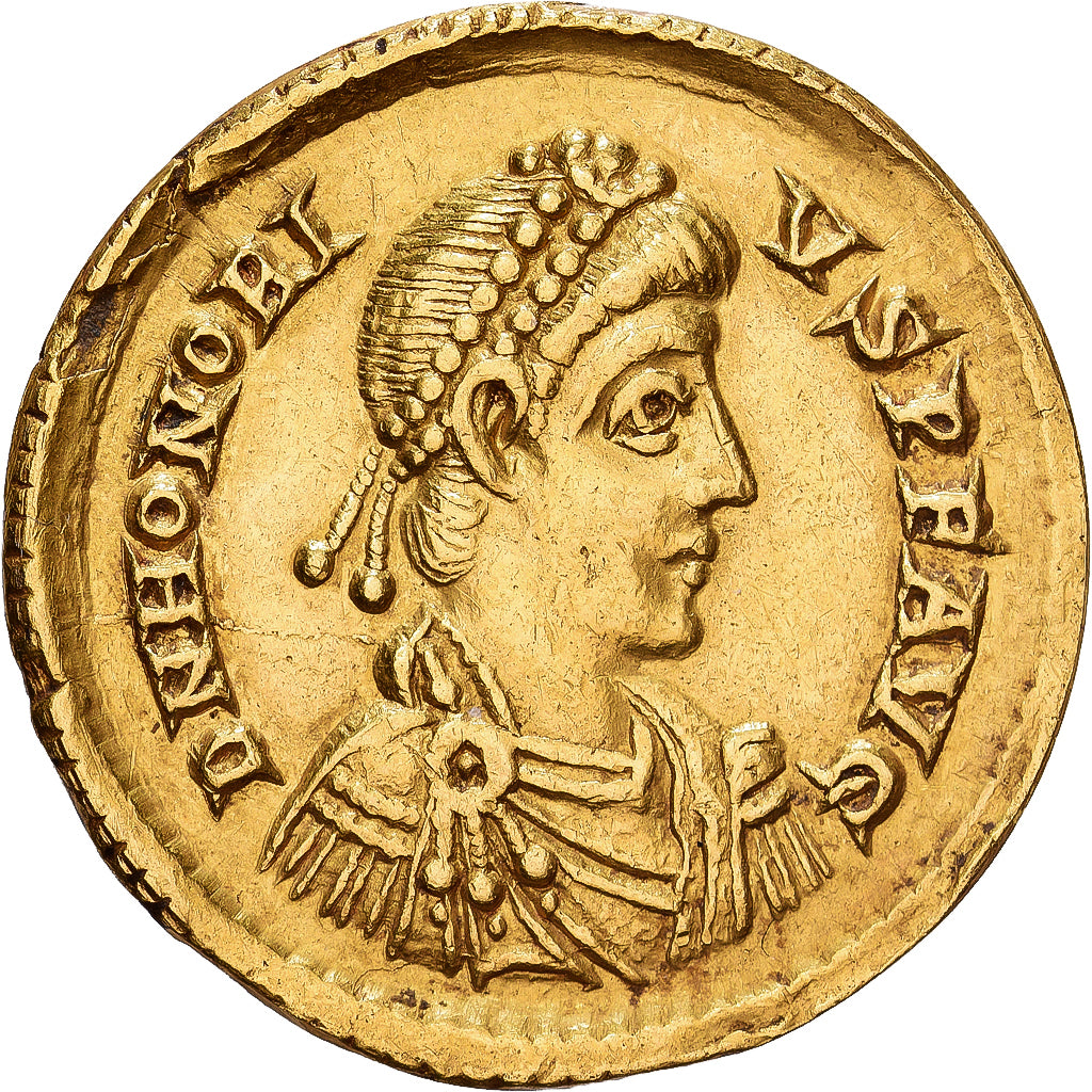 Roman Empire, Honorius, Solidus, 395-402, Mediolanum, Gold, EF(40-45), RIC:1206