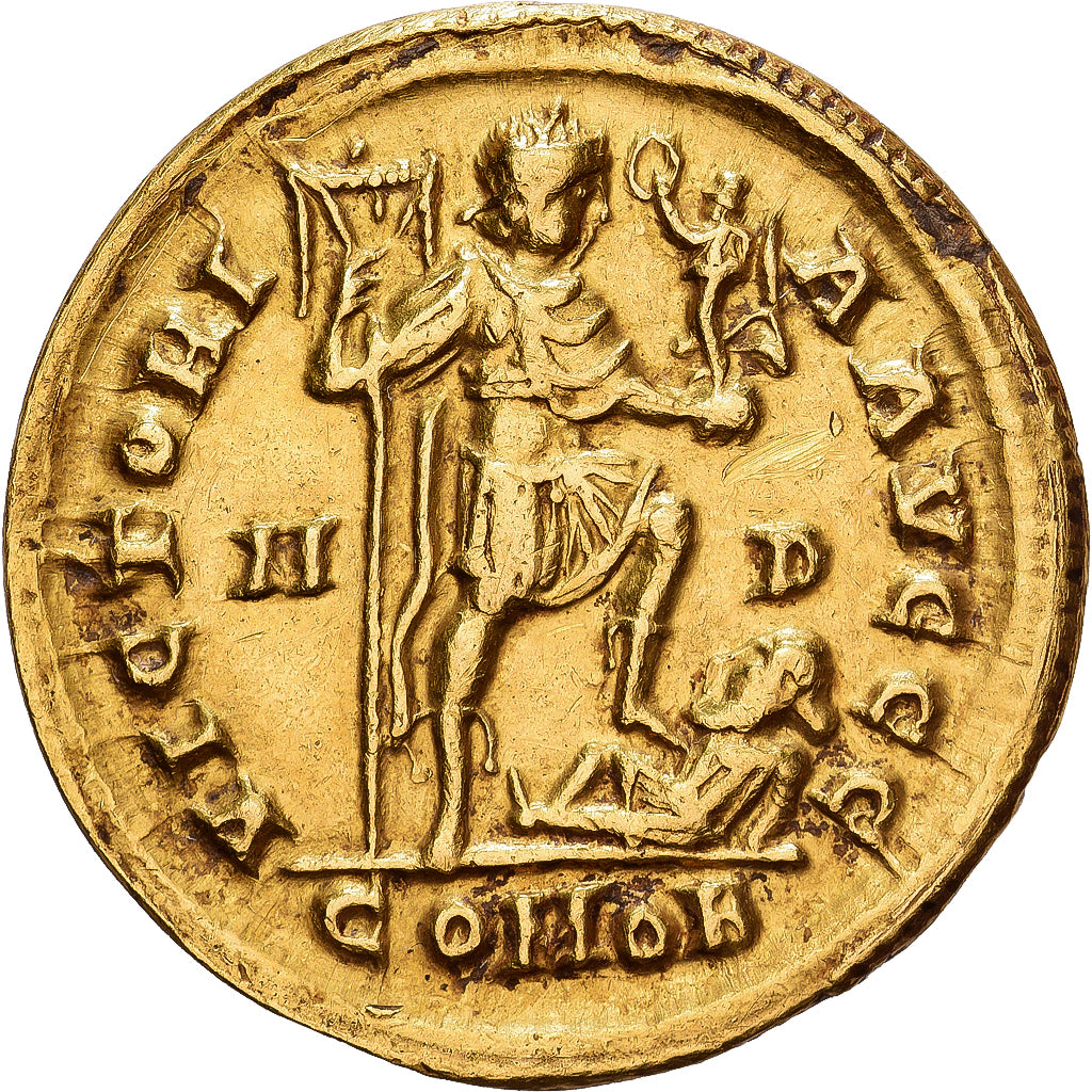 Roman Empire, Honorius, Solidus, 395-402, Mediolanum, Gold, EF(40-45), RIC:1206