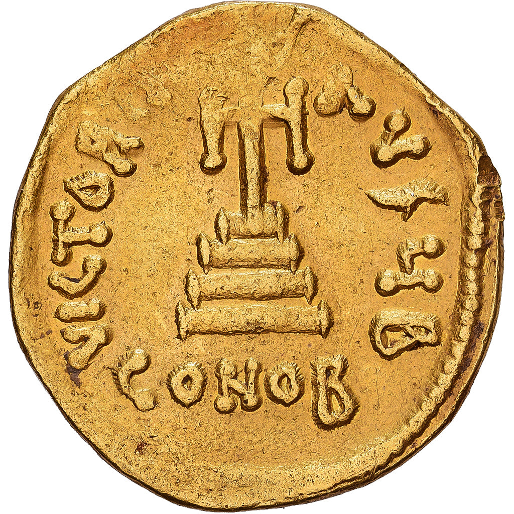 Byzantine Empire, Constans II, Solidus, 651-654, Constantinople, Or, TTB