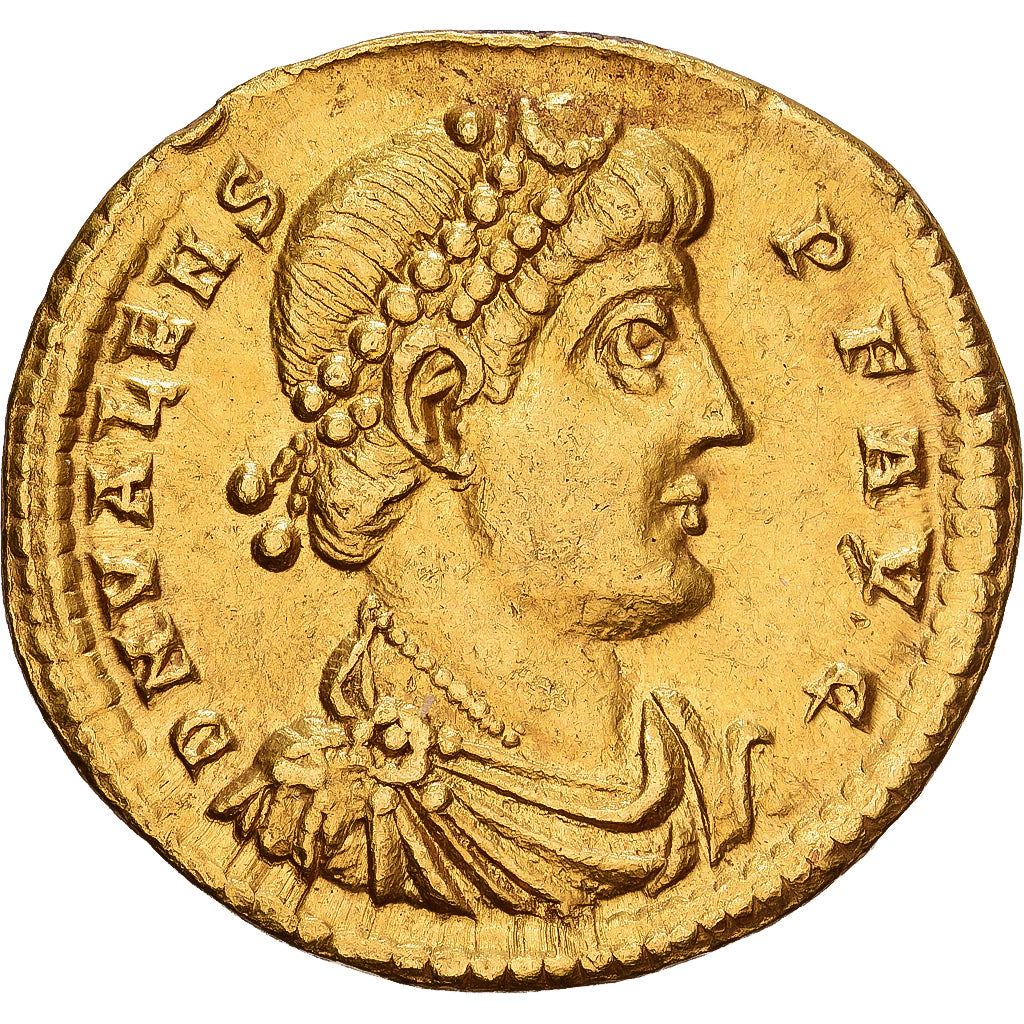 Roman Empire, Valens, Solidus, 367-375, Treveri, Gold, SS, RIC:17e2
