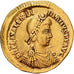 Roman Empire, Valentinian III, Solidus, 355-357, Ravenna, Gold, VF(20-25)