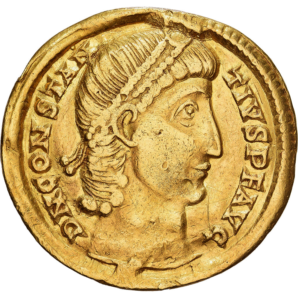 Roman Empire, Constantius II, Solidus, 355-361, Nicomedia, Gold, EF(40-45)