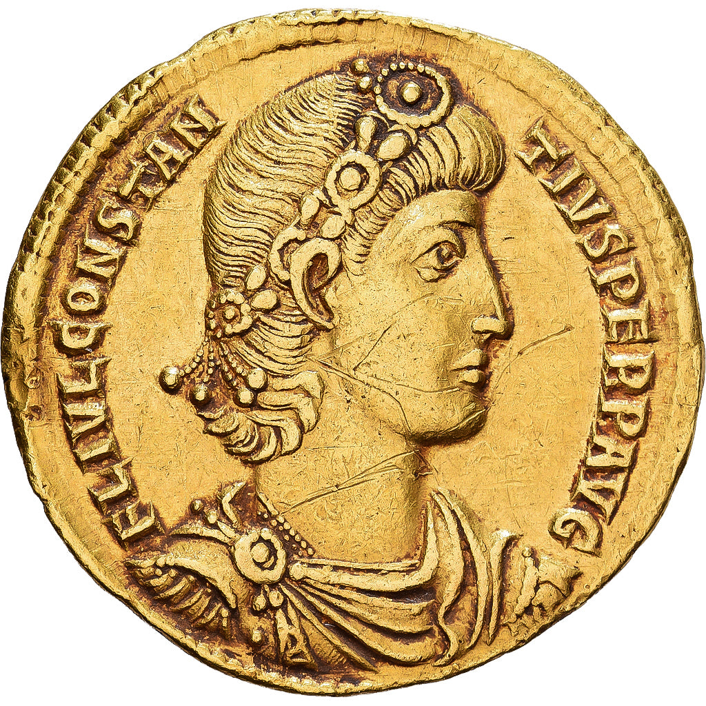 Roman Empire, Constantius II, Solidus, 347-355, Antioch, Gold, VZ, RIC:84
