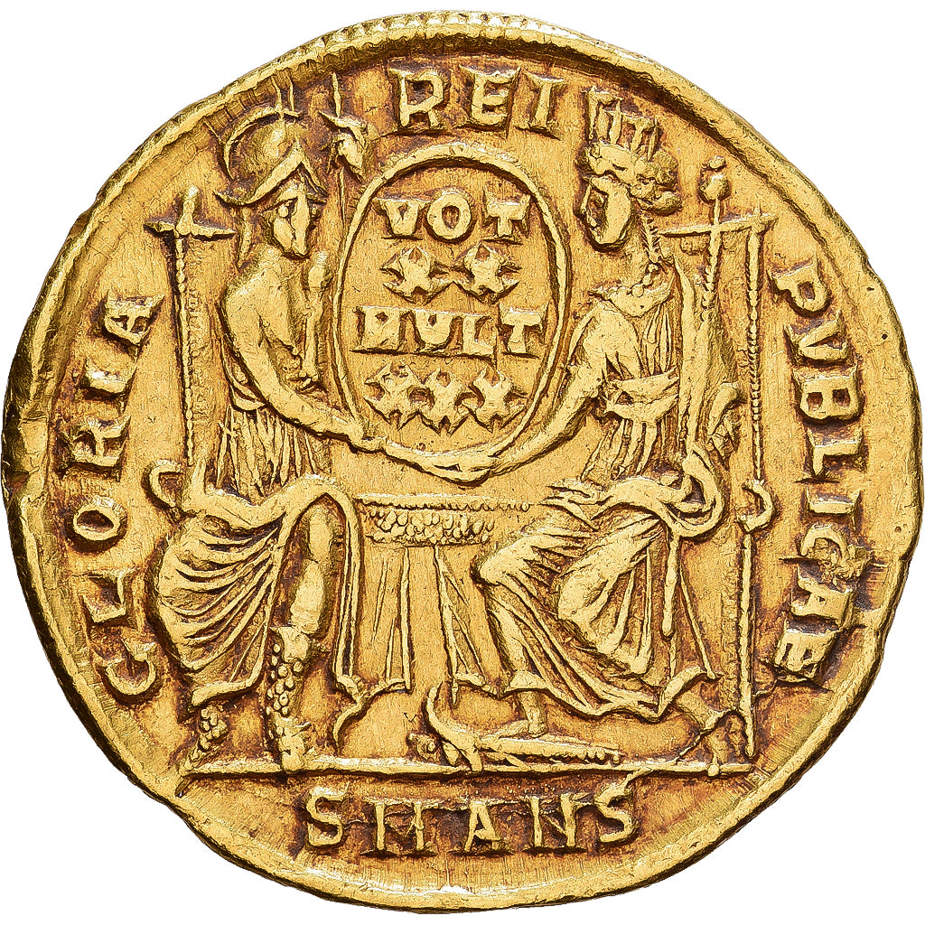 Roman Empire, Constantius II, Solidus, 347-355, Antioch, Gold, VZ, RIC:84