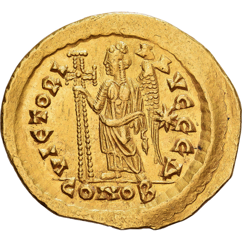 Roman Empire, Marcian, Solidus, 450-457, Constantinople, Gold, SS+, RIC:511