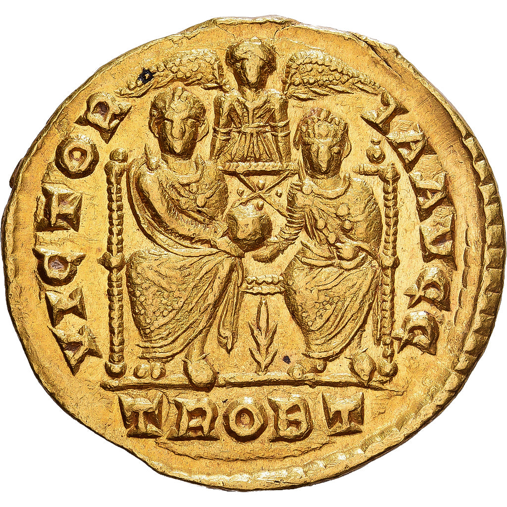 Roman Empire, Gratian, Solidus, 375-378, Treveri, Gold, MS(63), RIC:39d
