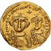 Byzantine Empire, Heraclius, avec Heraclius Constantin, Solidus, 616-625