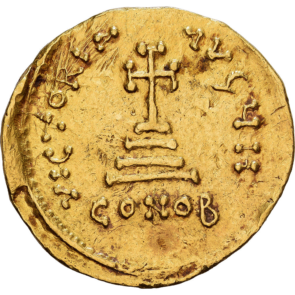 Byzantine Empire, Heraclius, avec Heraclius Constantin, Solidus, 616-625