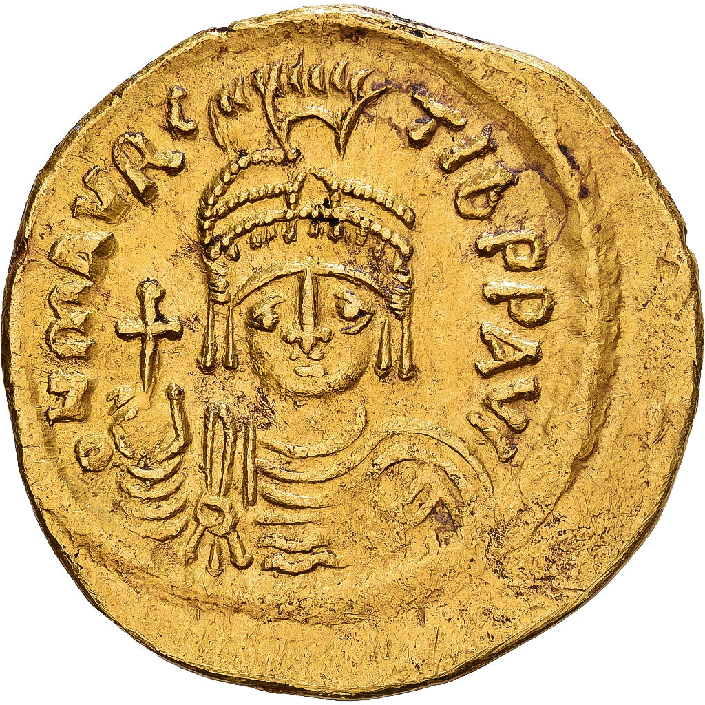 Byzantine Empire, Maurice Tiberius, Solidus, 582-602, Constantinople, Oro, MBC