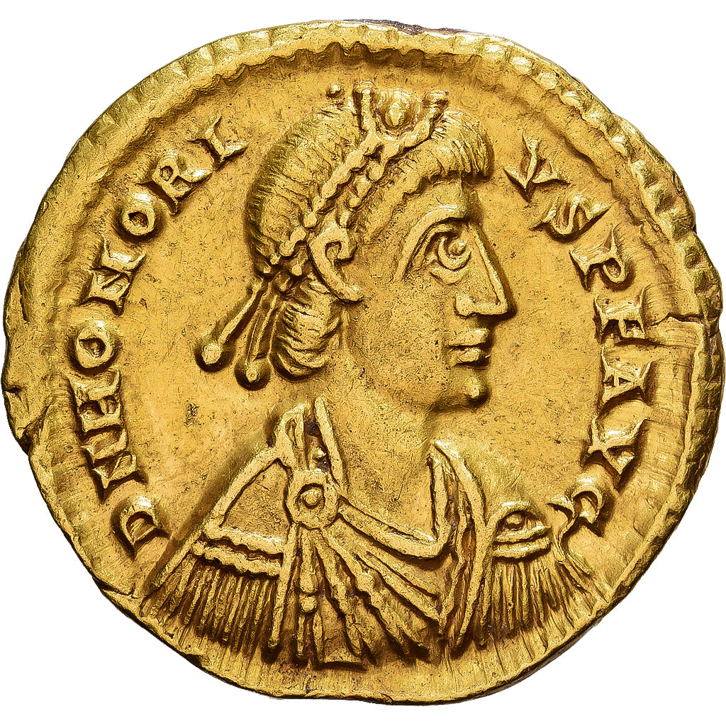 Roman Empire, Honorius, Solidus, 402-406, Ravenna, Gold, AU(55-58), RIC:1287