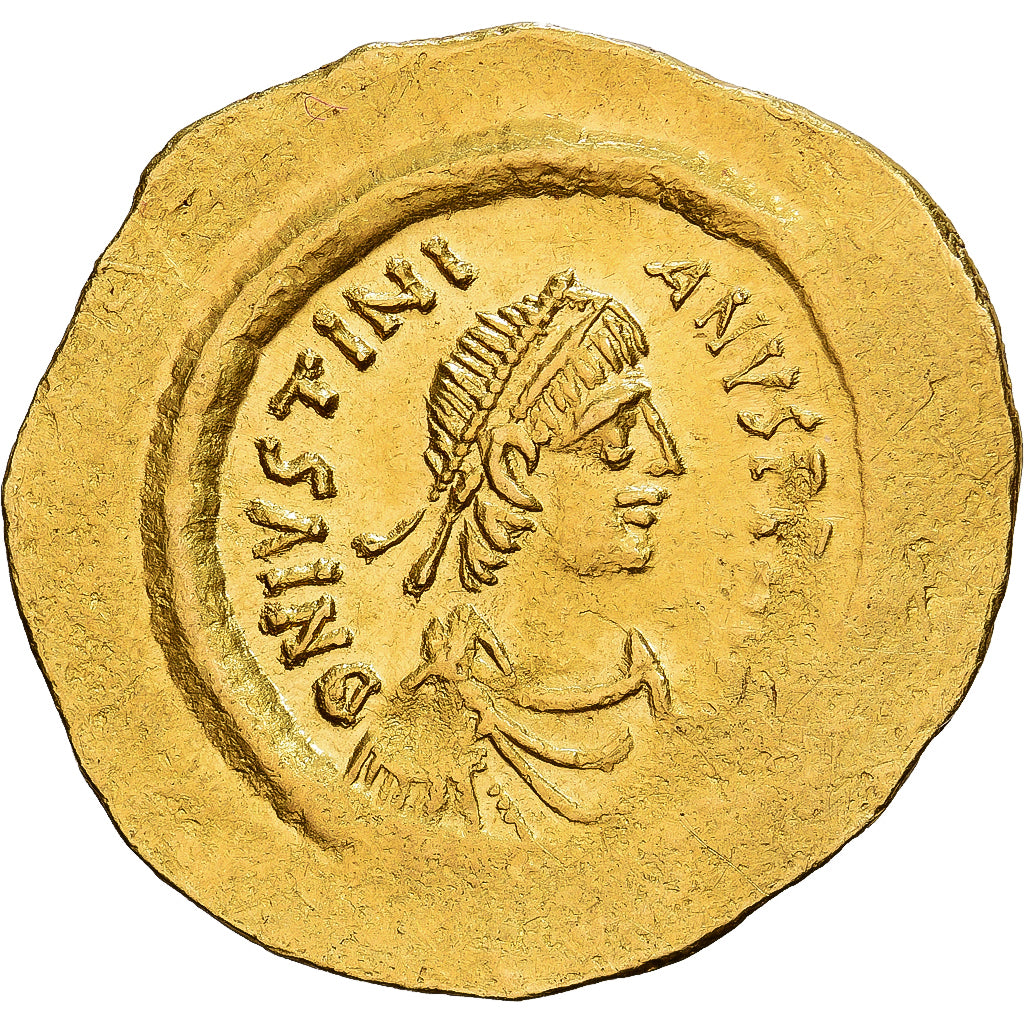 Byzantine Empire, Justinian I, Tremissis, 527-565, Constantinople, Gold, MS(63)