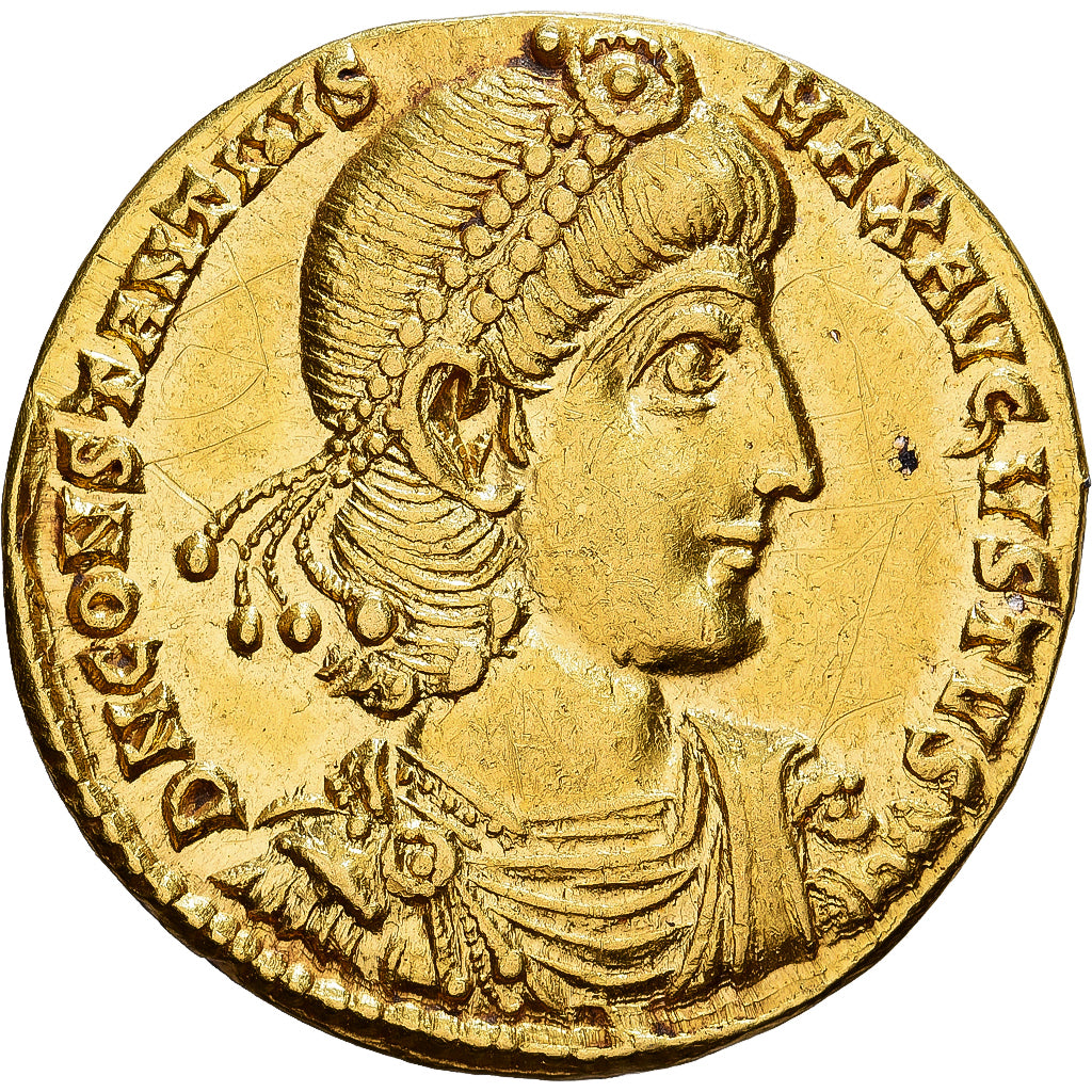 Roman Empire, Constantius II, Solidus, 350-355, Thessalonica, Gold, AU(55-58)