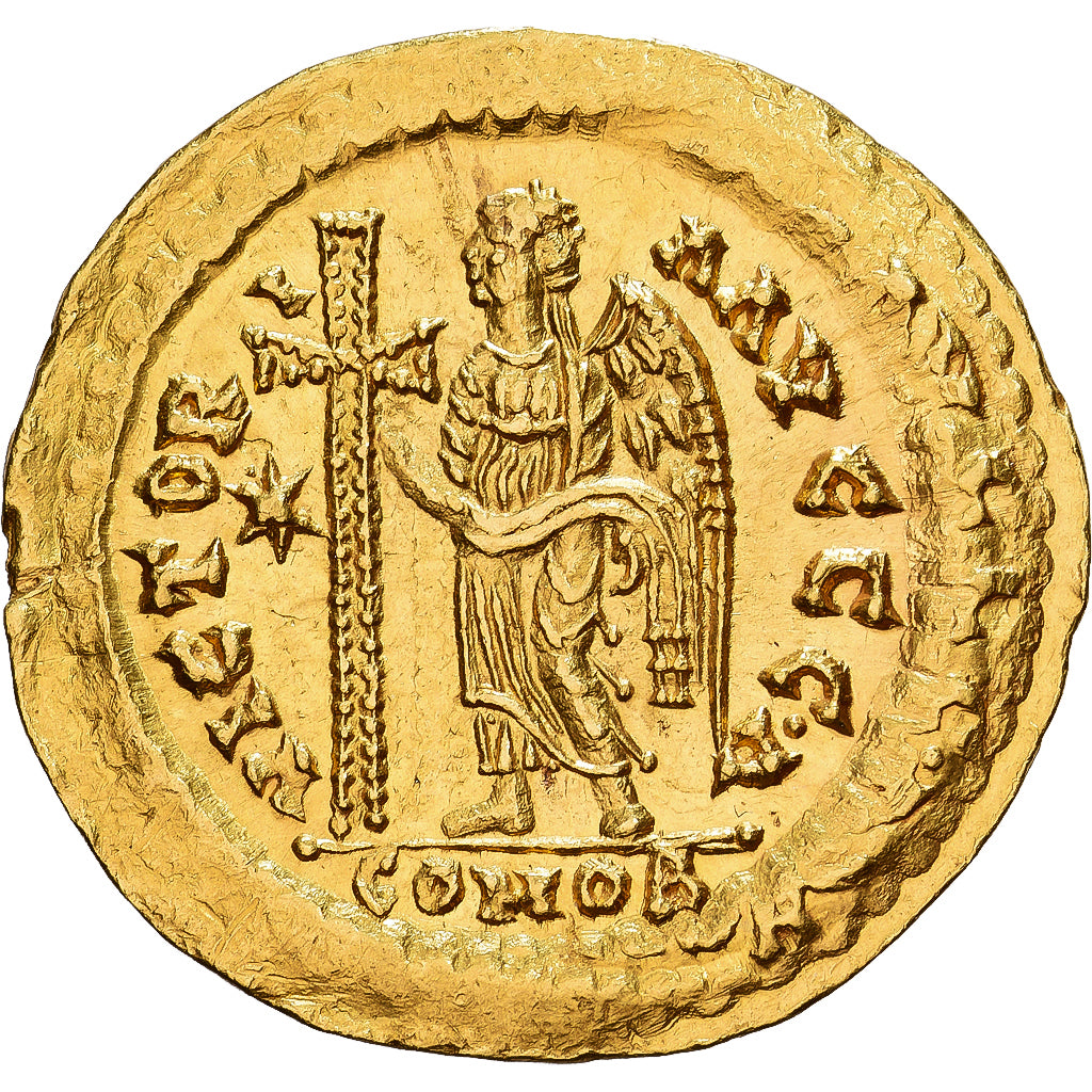 Italy, Solidus, 526-534, Athalaricus, Rome or Ravenna, Gold, AU(55-58)