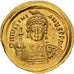Byzantine Empire, Justinian I, Solidus, 555-556, Sicily, Dourado, MS(63)