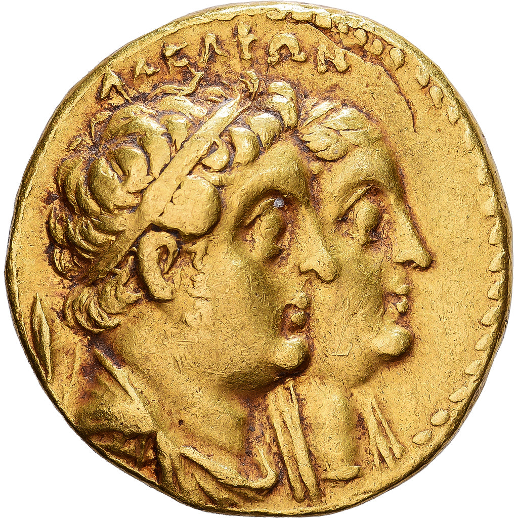 Egypt, Ptolemy II Philadelphos, 1/2 mnaieion, 282-272 BC, Alexandria, Gold