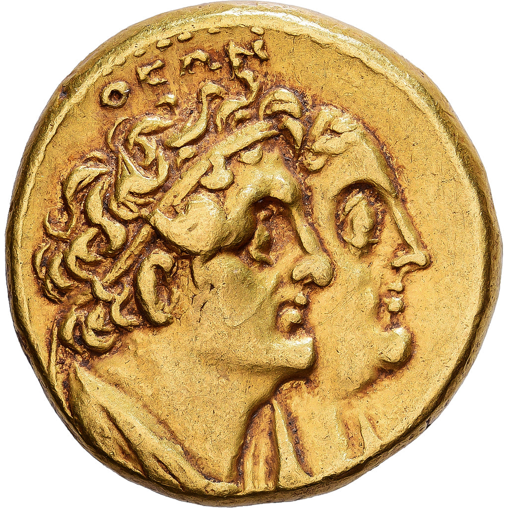 Egypt, Ptolemy II Philadelphos, 1/2 mnaieion, 282-272 BC, Alexandria, Gold