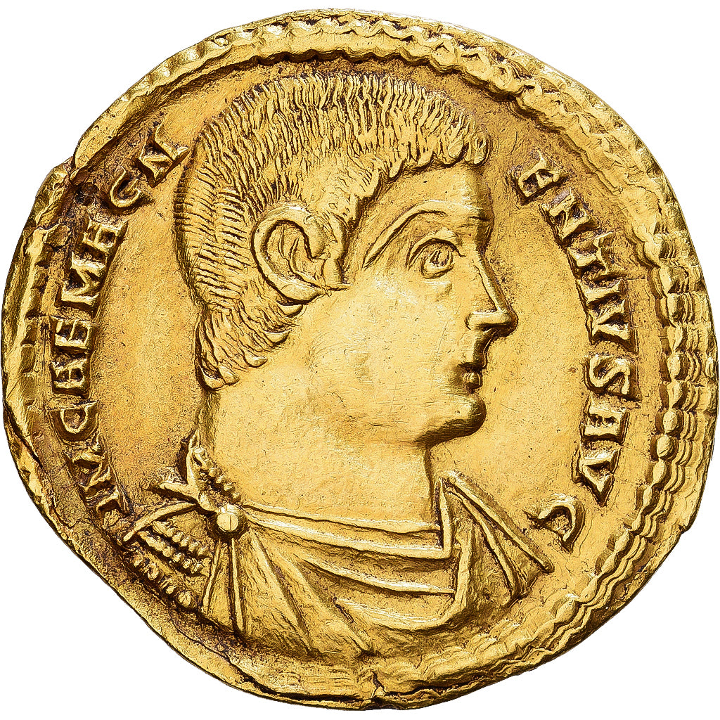 Roman Empire, Magnentius, Solidus, 350-353, Treveri, Or, SUP+, RIC:247
