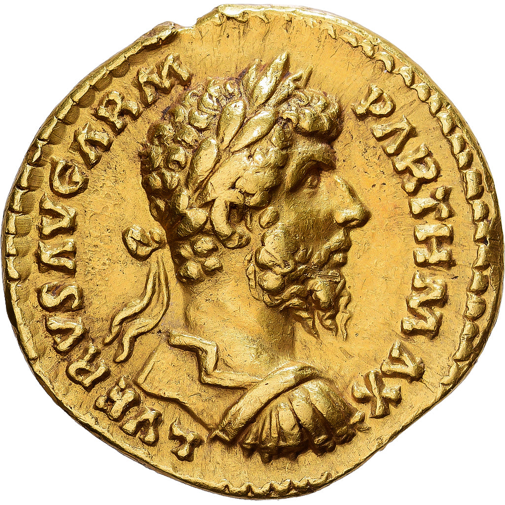 Roman Empire, Lucius Verus, Aureus, 166, Rome, Oro, MBC, RIC:III-567