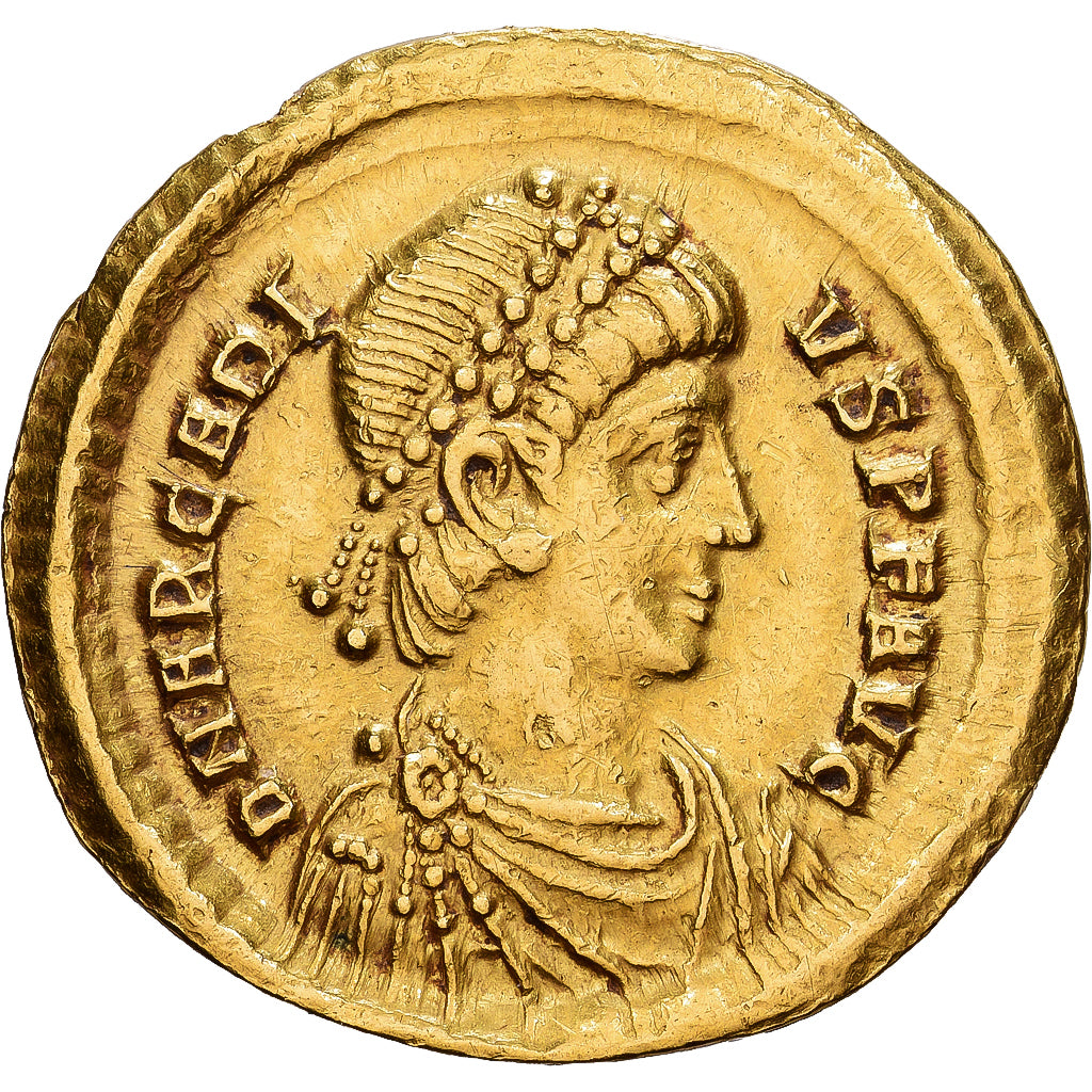 Roman Empire, Arcadius, Solidus, 393-395, Sirmium, Dourado, AU(50-53), Cohen:44