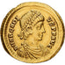 Roman Empire, Arcadius, Solidus, 393-395, Sirmium, Dourado, AU(50-53), Cohen:44
