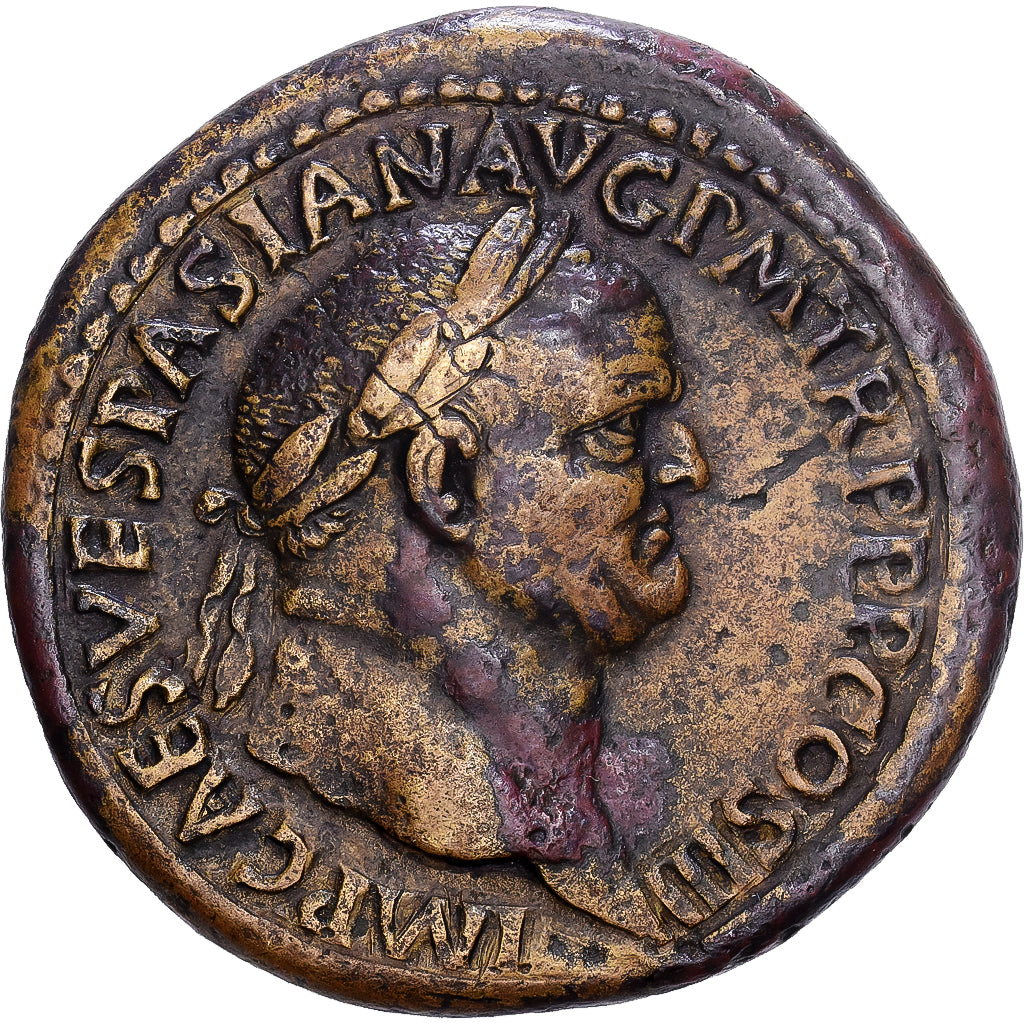 Roman Empire, Vespasien, Sesterce, 71, Rome, Bronze, TTB