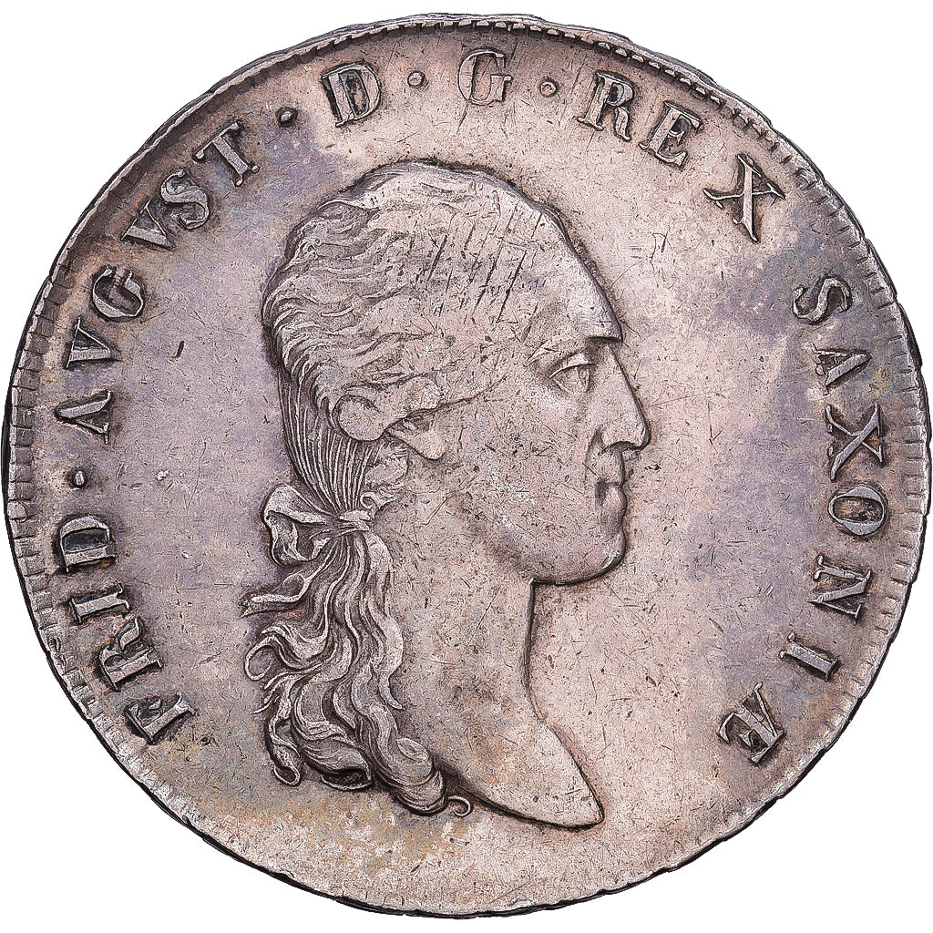 Kingdom of Saxony, Friedrich August I, Thaler, 1812, Dresden, Silber, SS