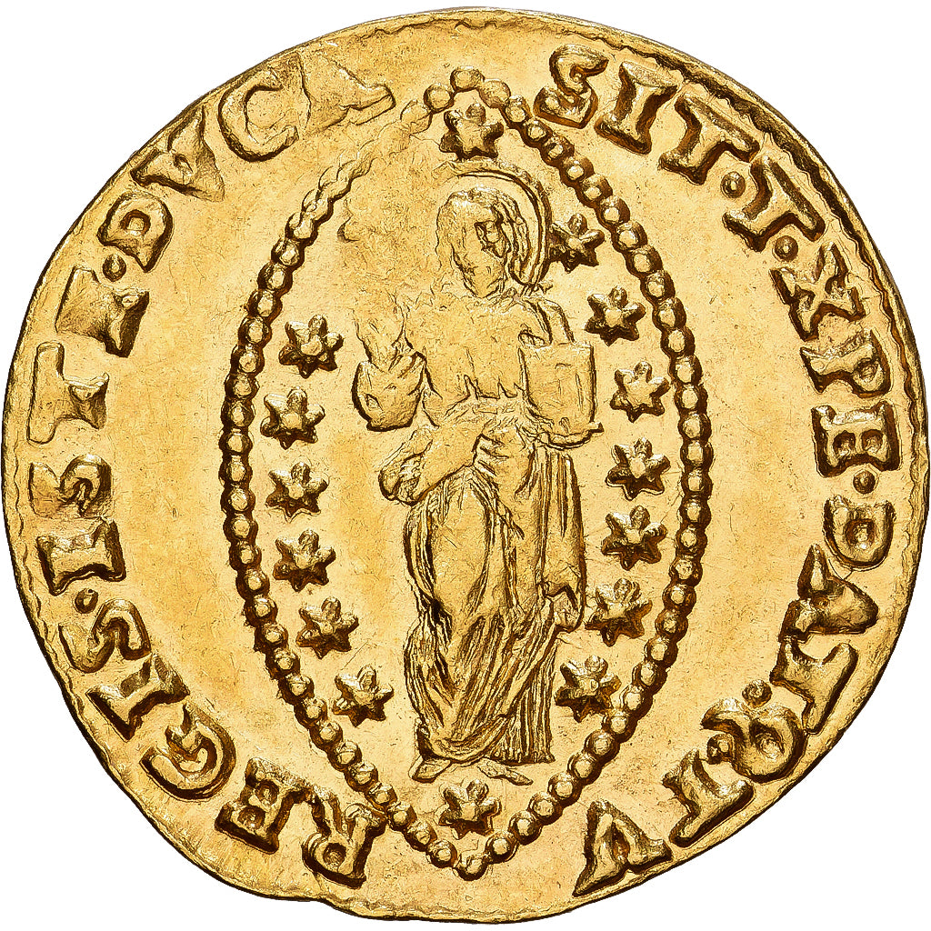Republic of Venice, Marcantonio Giustinian, Zecchino, 1684-1688, Venice, Gold