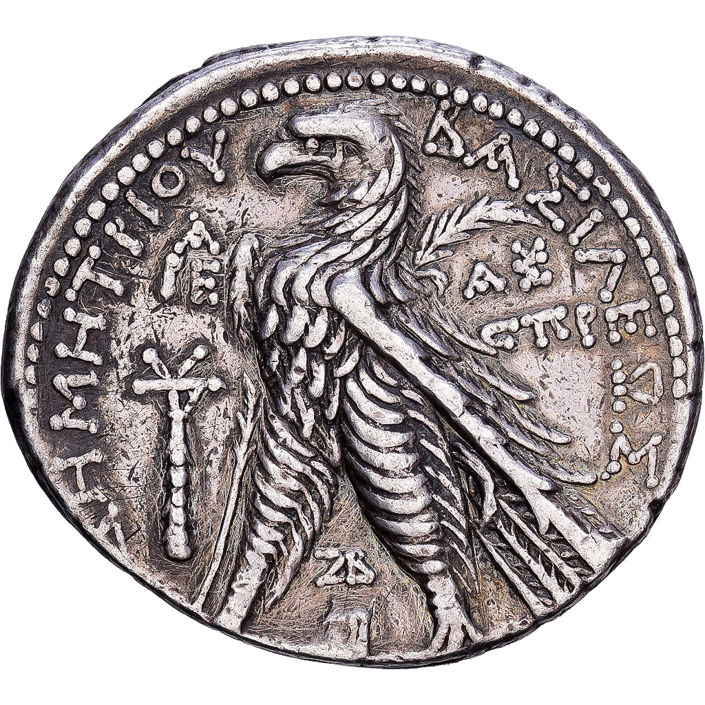 Seleukid Kingdom, Demetrios II, Tetradrachm, 129-128 BC, Tyre, Silver, EF(40-45)