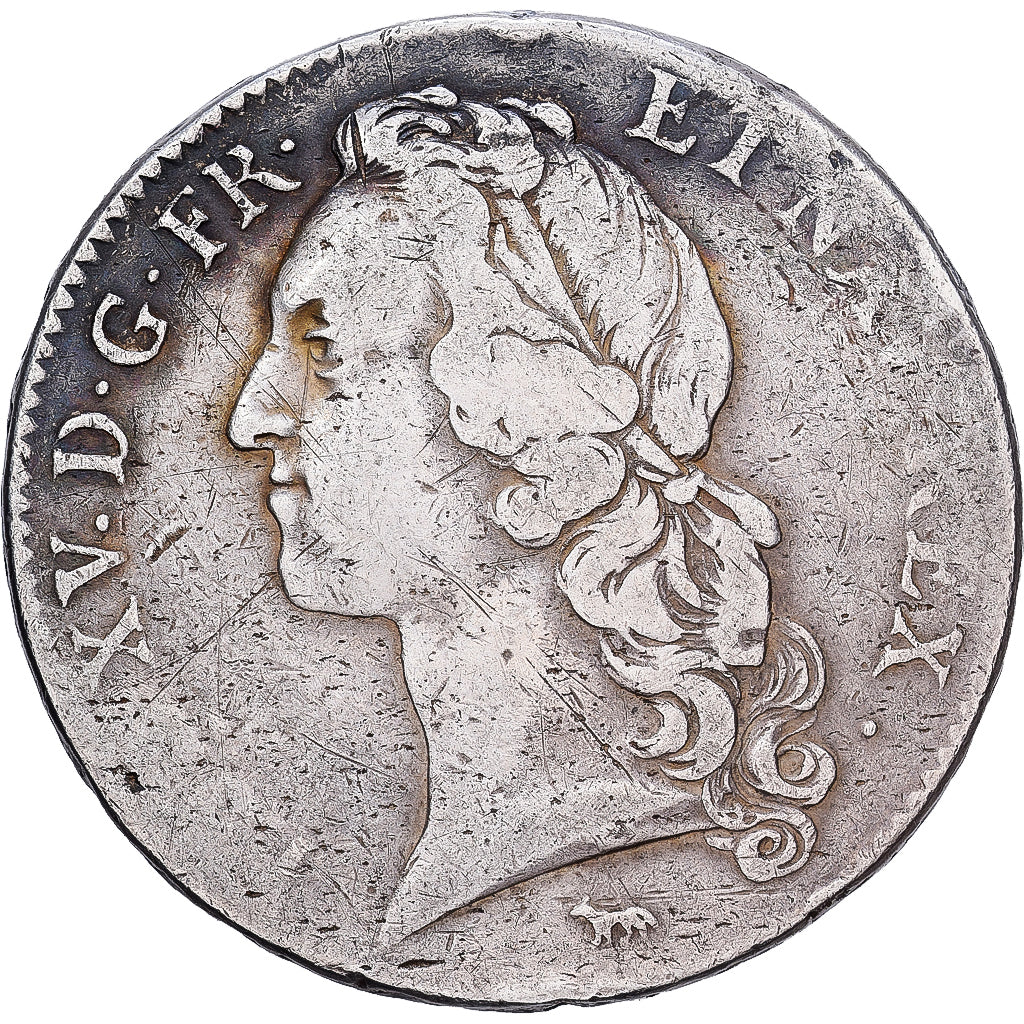 France, Louis XV, Écu au bandeau, 1740, Paris, Silver, VF(20-25), KM:512.1