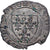 France, Jean sans Peur, 1/2 Guénar, 1420, Troyes, Billon, TTB