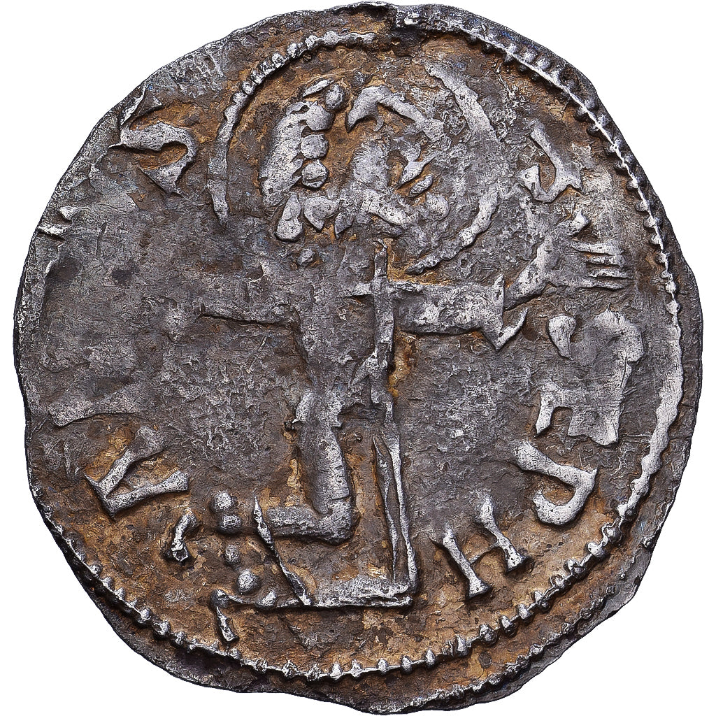 Évêché de Metz, Denier, 1073-1090, Metz, Argent, TTB