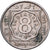 India, George V, 8 Annas, 1920, Bombay, Kupfer-Nickel, S+, KM:520