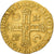 France, Henri II, Double Henri d'or, 1561, Rouen, 1st Type, Or, TB+
