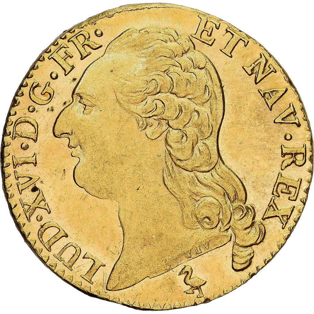 Frankreich, Louis XVI, Louis d'or à la tête nue, 1786, Paris, 1er sem, Gold