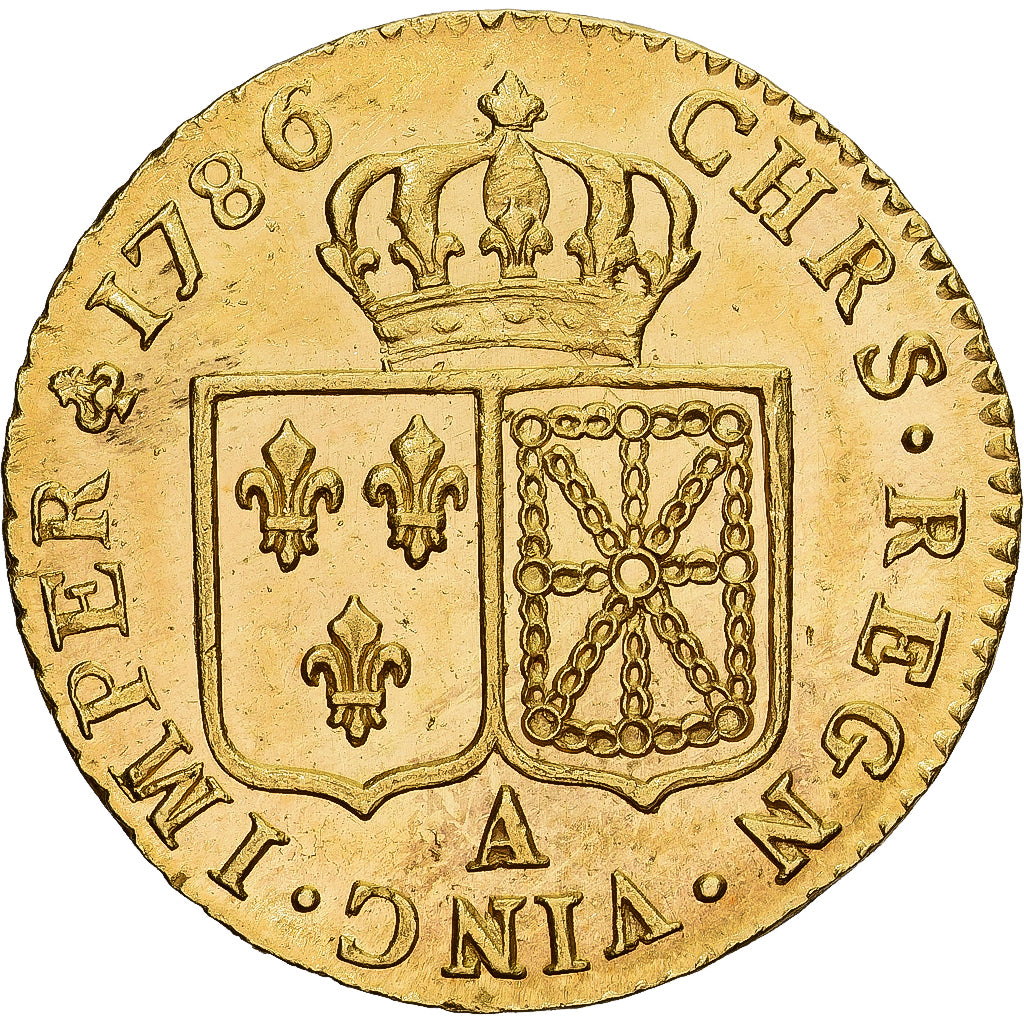 Frankreich, Louis XVI, Louis d'or à la tête nue, 1786, Paris, 1er sem, Gold